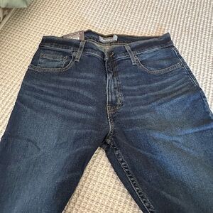 Mens new jeans 32x32 straight dark wash Members Mark